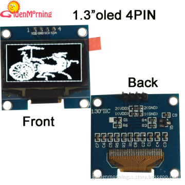 1.3-inch OLED Display Module with 128x64 Pixels Resolution, white Color
